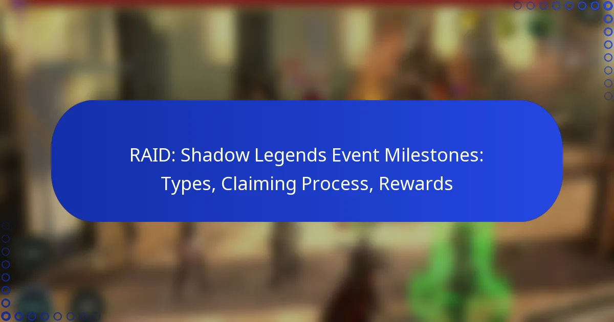 RAID: Shadow Legends Event Milestones: Types, Claiming Process, Rewards