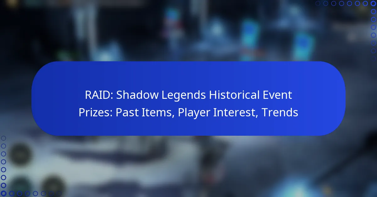 RAID: Shadow Legends Historical Event Prizes: Past Items, Player Interest, Trends