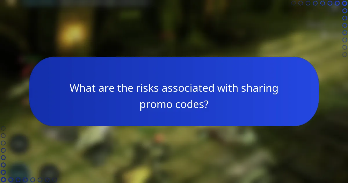 What are the risks associated with sharing promo codes?